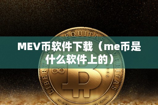 MEV币软件下载（me币是什么软件上的）