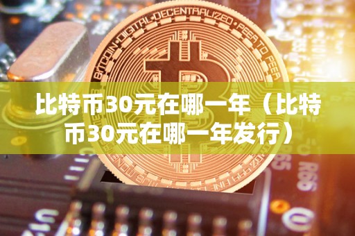 比特币30元在哪一年（比特币30元在哪一年发行）