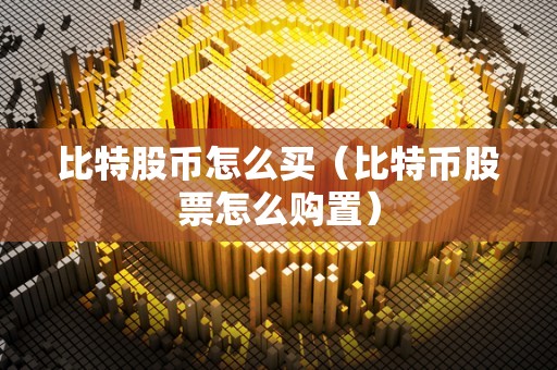 比特股币怎么买（比特币股票怎么购置）