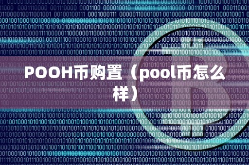 POOH币购置（pool币怎么样）