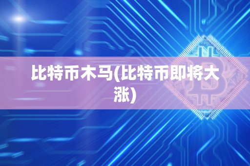 比特币木马(比特币即将大涨)