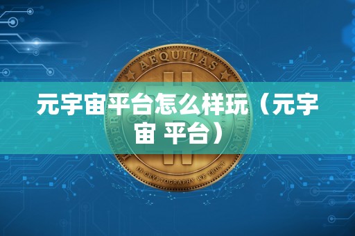 元宇宙平台怎么样玩（元宇宙 平台）