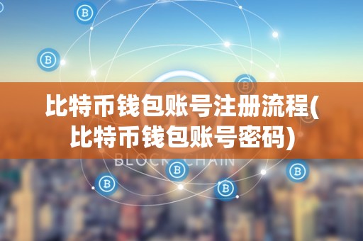 比特币钱包账号注册流程(比特币钱包账号密码)