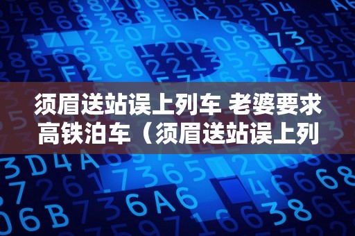 须眉送站误上列车 老婆要求高铁泊车（须眉送站误上列车 老婆要求高铁泊车视频）