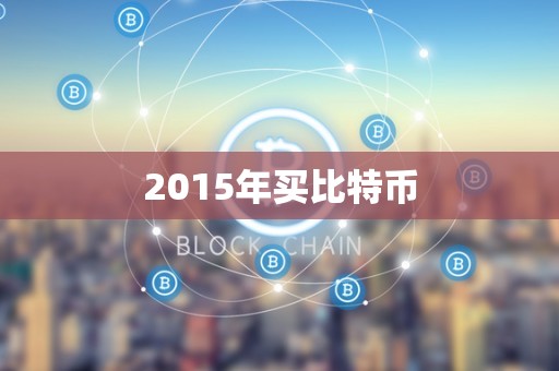 2015年买比特币