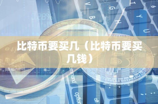 比特币要买几（比特币要买几钱）