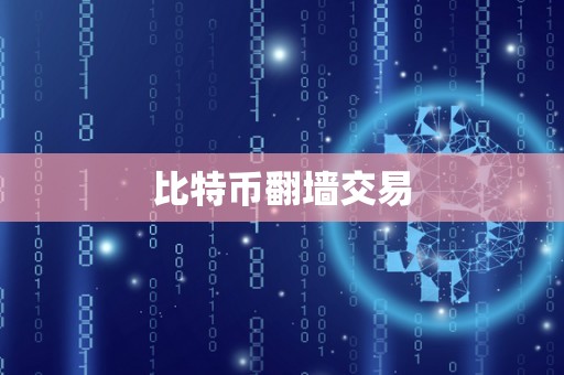 比特币翻墙交易