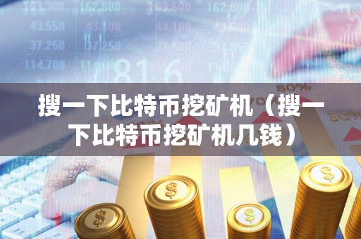 搜一下比特币挖矿机（搜一下比特币挖矿机几钱）
