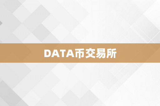 DATA币交易所