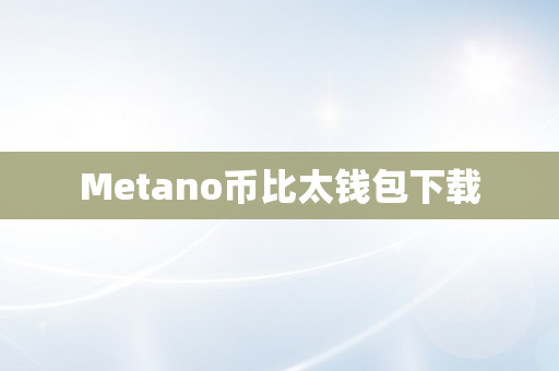 Metano币比太钱包下载