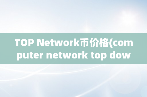 TOP Network币价格(computer network top down)