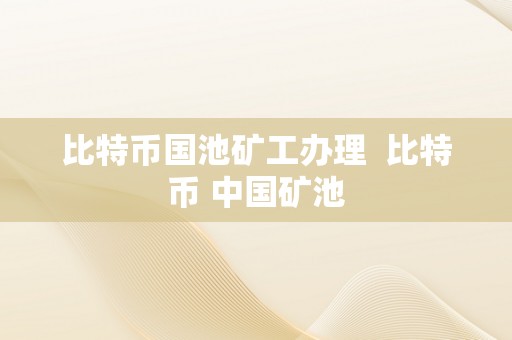 比特币国池矿工办理  比特币 中国矿池