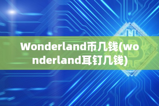 Wonderland币几钱(wonderland耳钉几钱)